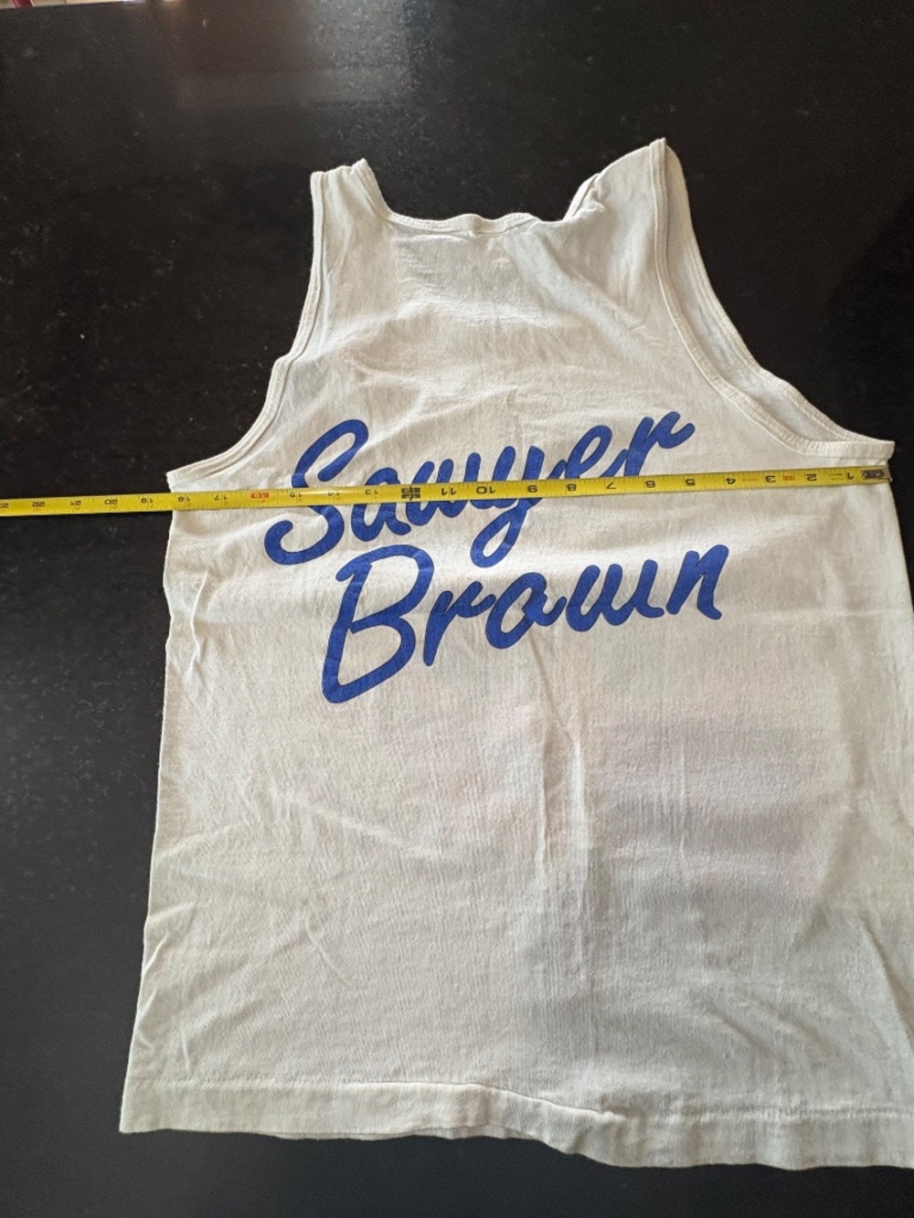Rare Vintage 90s Sawyer Brown Signed Band Tank Top Superman’s Daughter M - Picture 14 of 17